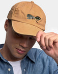 sebago connor bait cap yellow tan