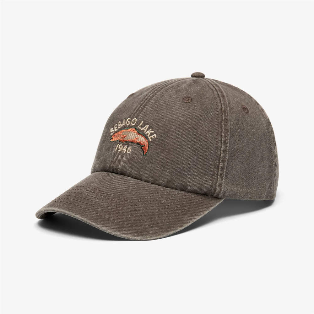 sebago connor fish cap brown coffee