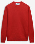 sebago gilead pullover orange reddish