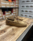 sebago owen boat shoe brown taupe