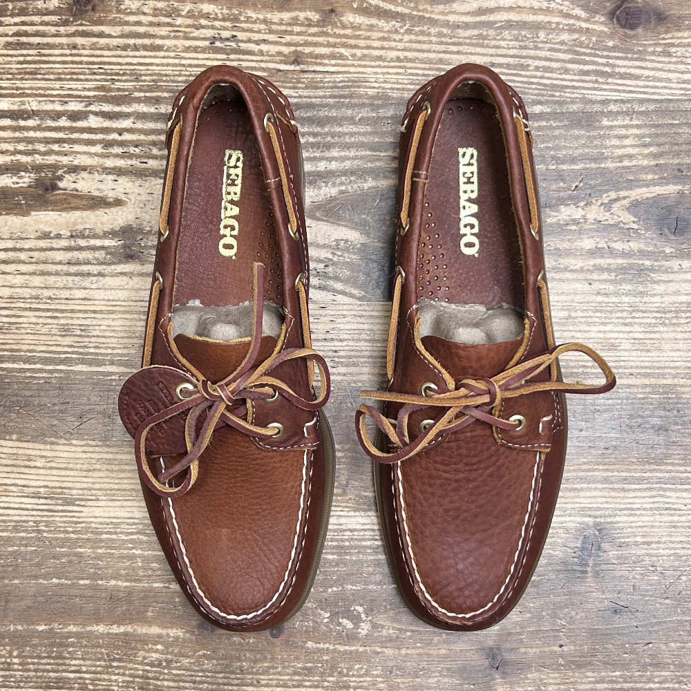 sebago portland artisan boat shoe adirondak lt saddle gum