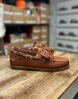 sebago portland artisan boat shoe adirondak lt saddle gum