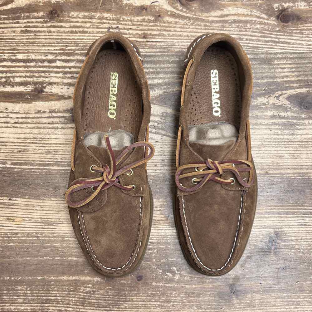 sebago portland artisan boat shoe snuff gum