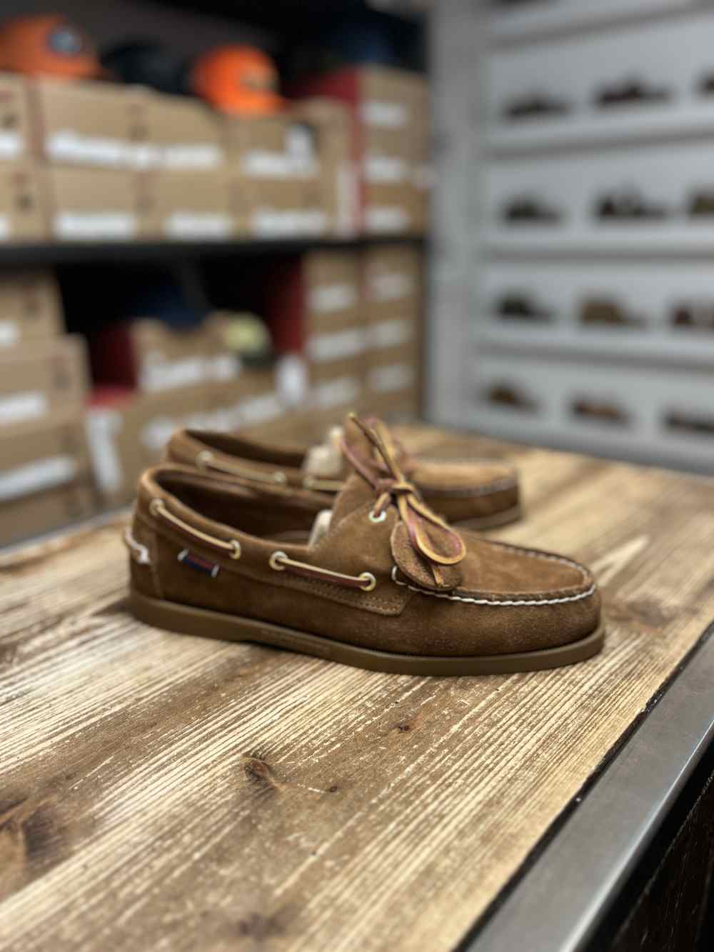 sebago portland artisan boat shoe snuff gum