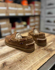 sebago portland artisan boat shoe snuff gum