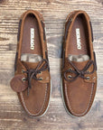 sebago portland artisan boat shoe texas brown tan