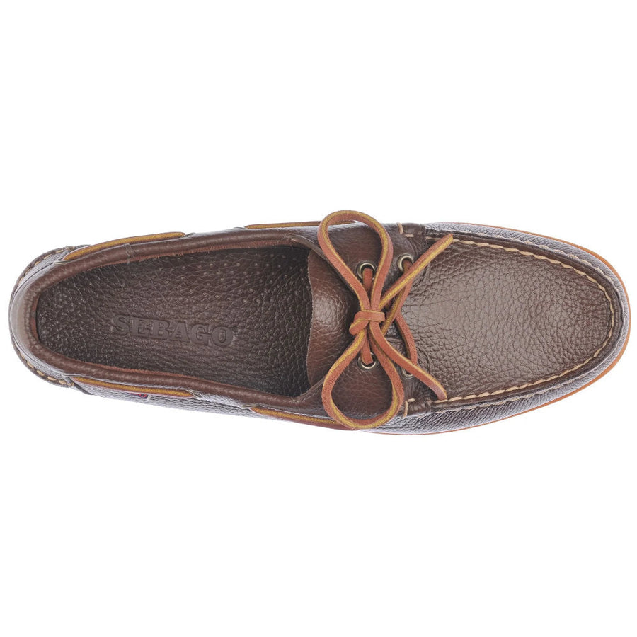 sebago portland martellato brown cognac gum (LAST SIZE 40)