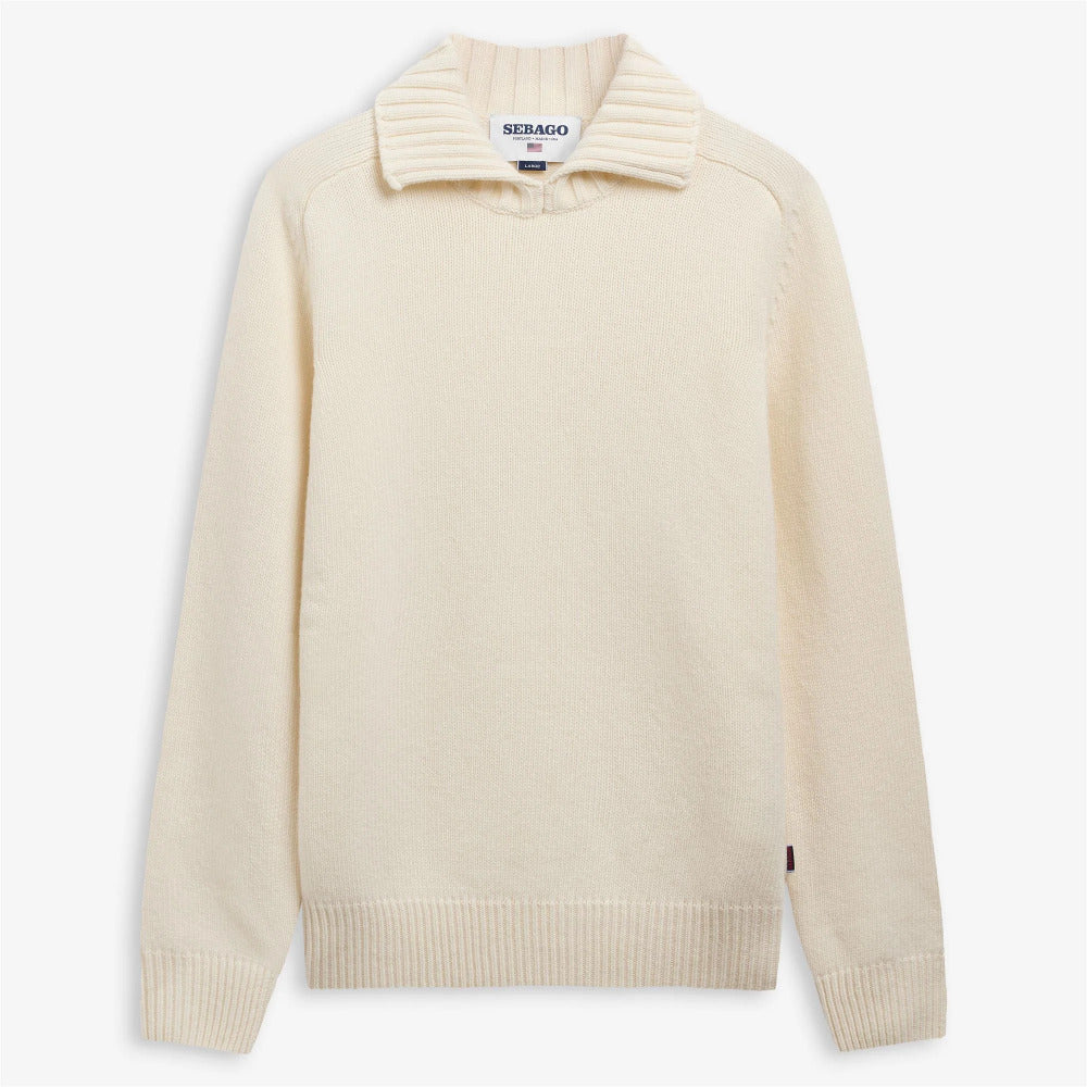 sebago swiftriver pullover white antique