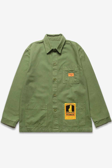 service works classic coverall jacket olive (LAST SIZE MEDIUM)
