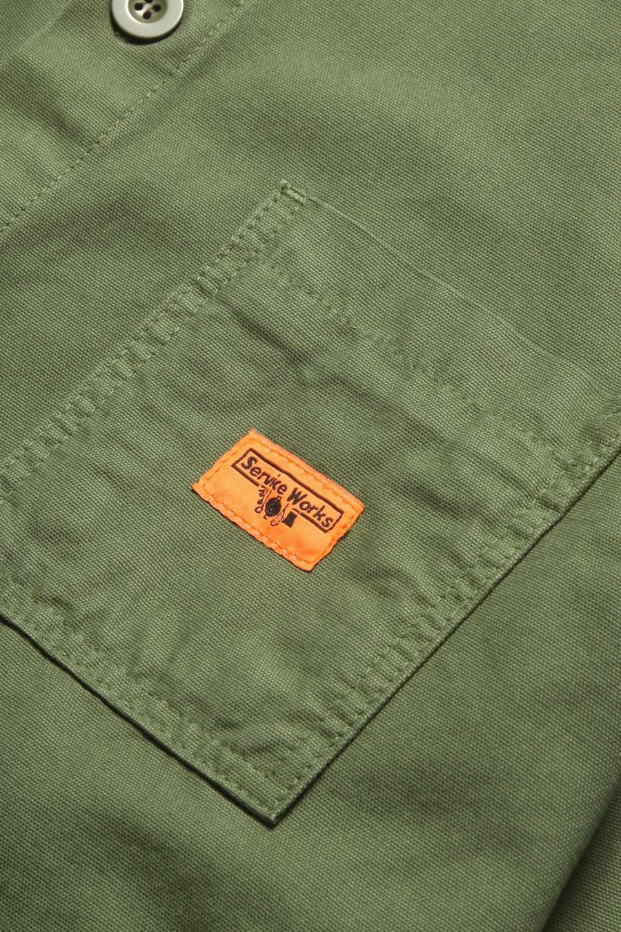 service works classic coverall jacket olive (LAST SIZE MEDIUM)