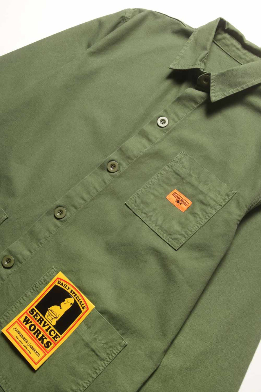 service works classic coverall jacket olive (LAST SIZE MEDIUM)