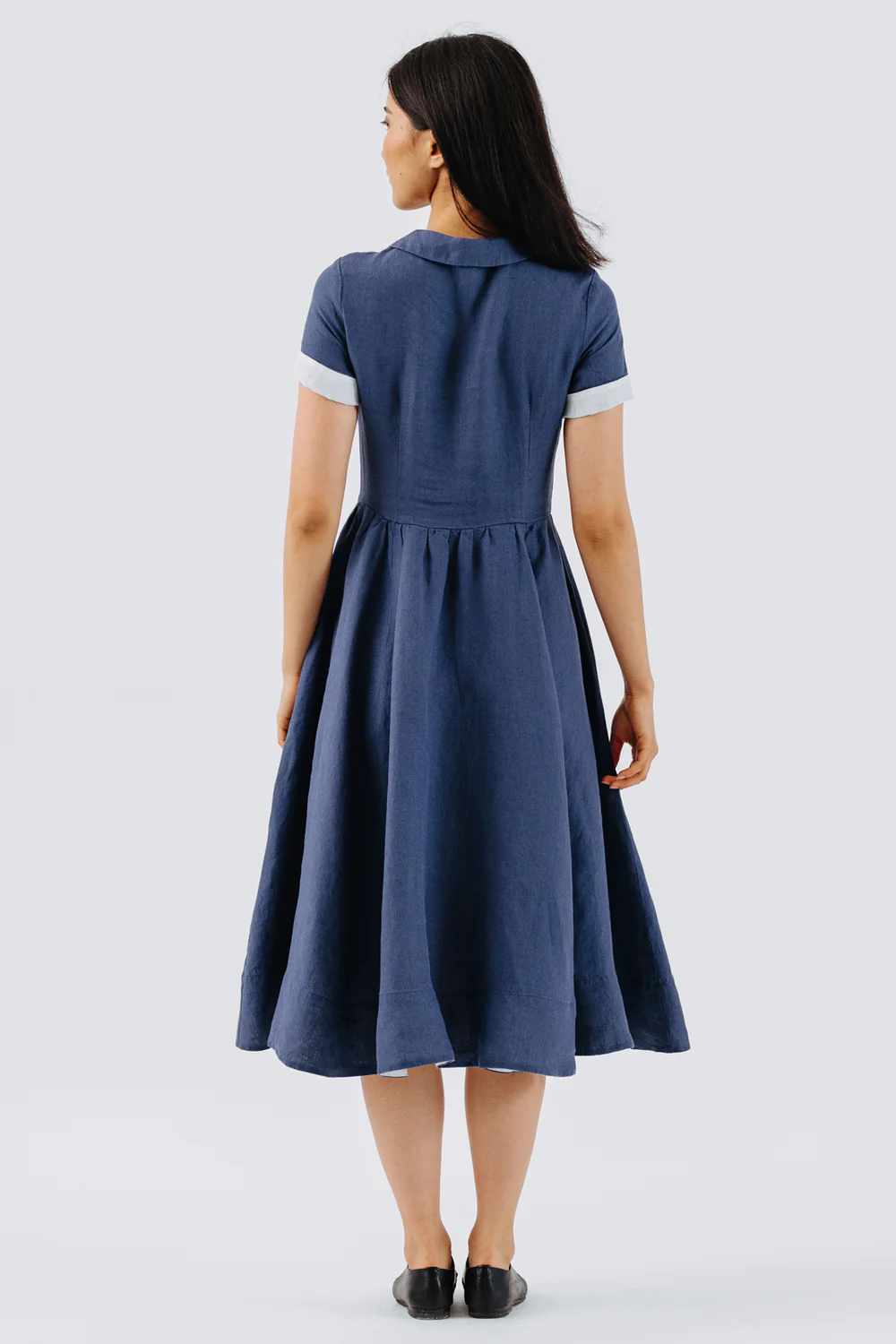 son de flor classic dress moonlight blue (LAST SIZ XLARGE) – www.sublime.bz