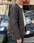 taion military crew deck down jacket dark chocolate