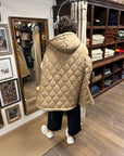 taion military down cape coyote beige