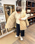 taion military down cape coyote beige