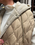 taion military down cape coyote beige