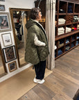 taion military down cape coyote dark olive cream