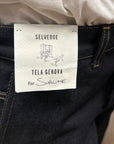 tela genova filippo denim pant blue unwashed
