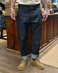 tela genova romolo denim pant blue unwashed