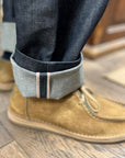tela genova romolo denim pant blue unwashed