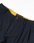 the quartermaster hbt WWII french chino pant navy
