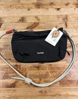 topologie bottle sacoche bag large black and 8mm rope strap beige melange