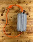 topologie bottle sacoche medium chambray silky peach and 8mm rope strap flash persimmon