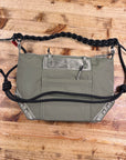 topologie explorer tote bag small moss and 8mm braided o-rope strap midnight