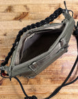 topologie explorer tote bag small moss and 8mm braided o-rope strap midnight