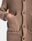 olow tricot cardigan marron (LAST SIZE XXL)