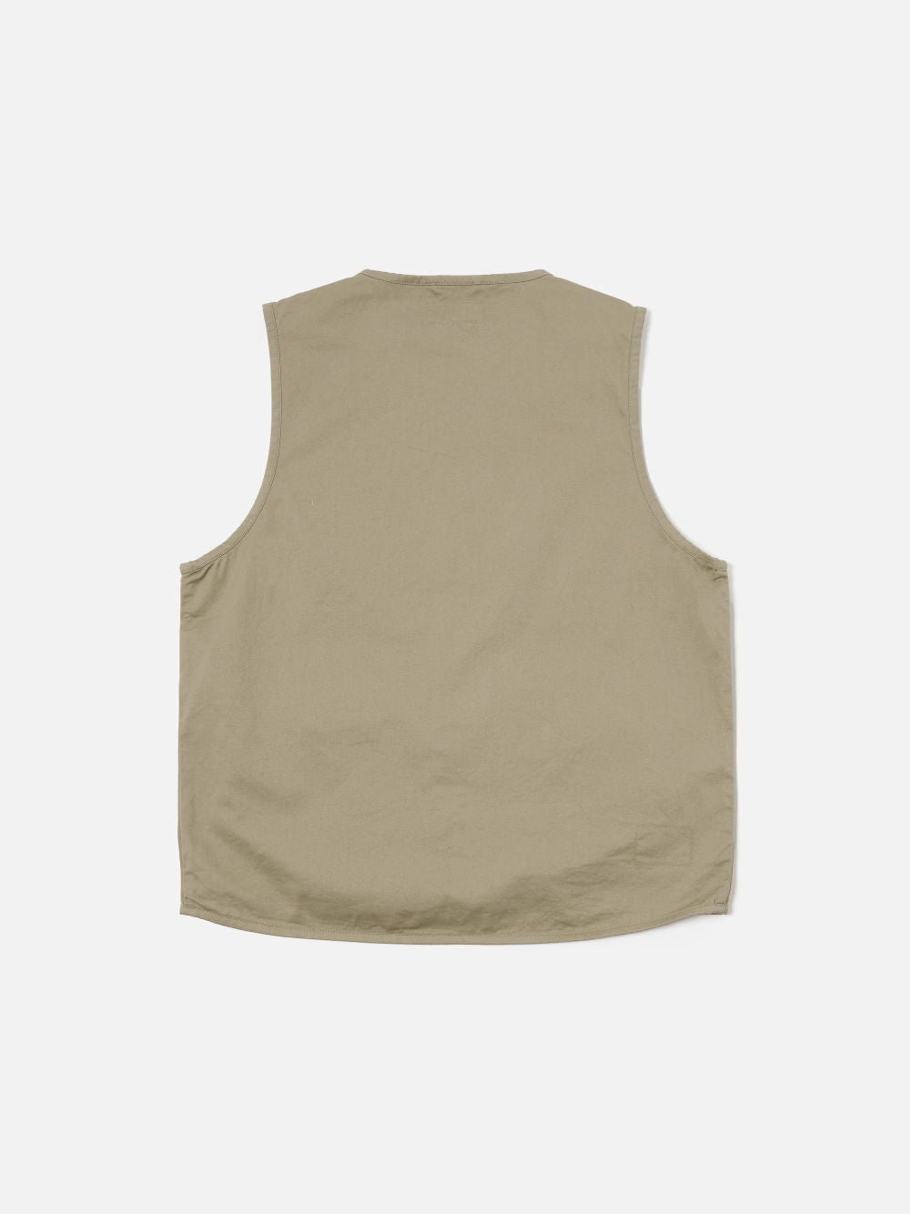 universal works 4 pocket gilet stone twill