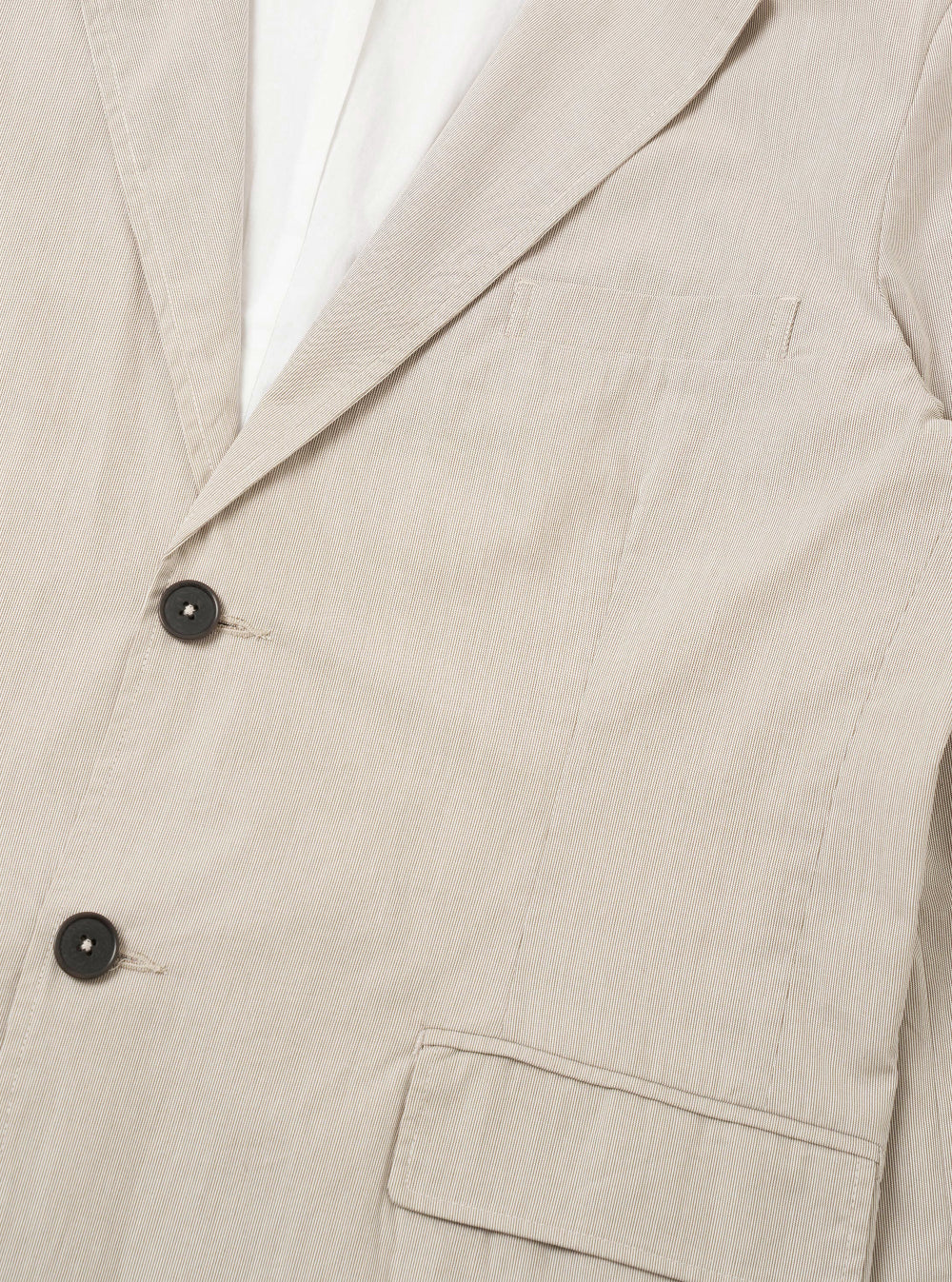 universal works boston blazer kennedy stripe brown