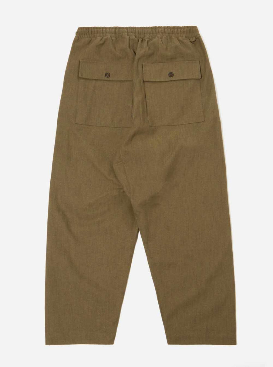 universal works braga pant kyo cotton olive