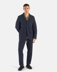 universal works capitol jacket navy lord cotton linen