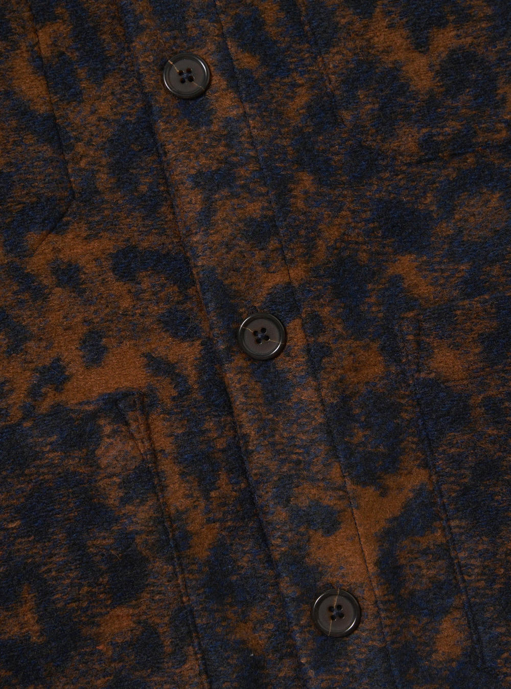 universal works cardigan night leopard