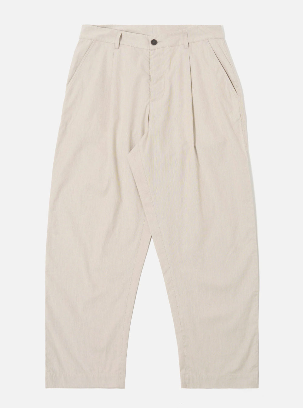 universal works duke pant kennedy stripe brown