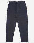 universal works military chino trouser navy lord cotton linen