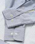 universal works station shirt mix stripes wm