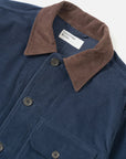 universal works utility jacket cord dark navy