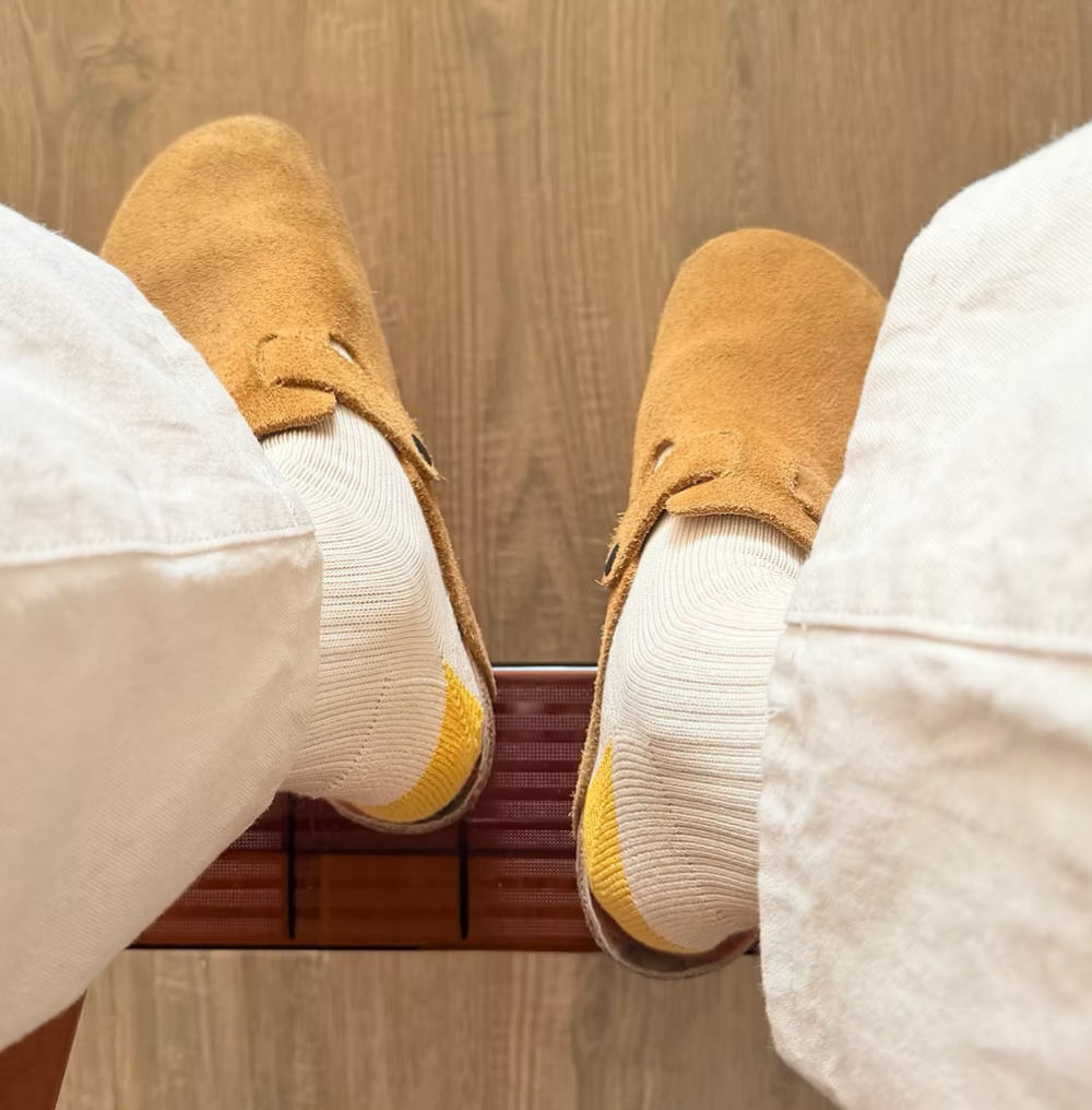 heritage 9.1 venice beach socks natural