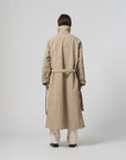 girls of dust military trench fuji nylon oyster