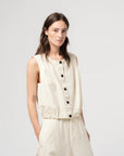 girls of dust veston cotton linen wheat