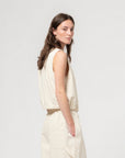 girls of dust veston cotton linen wheat