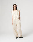 girls of dust veston cotton linen wheat