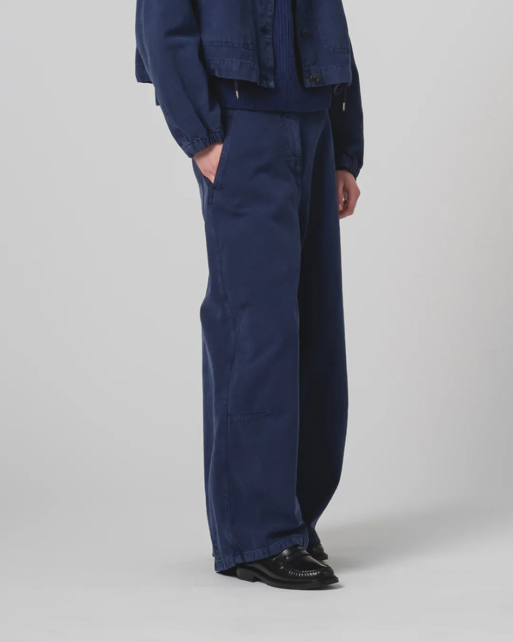 girls of dust atlantide chino canvas indigo blue