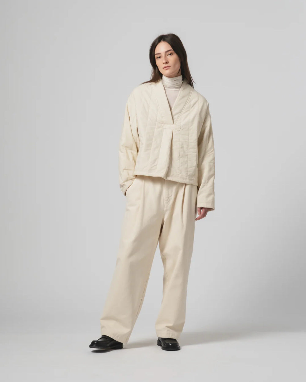 girls of dust british worker pants canvas wheat (LAST SIZE XL)