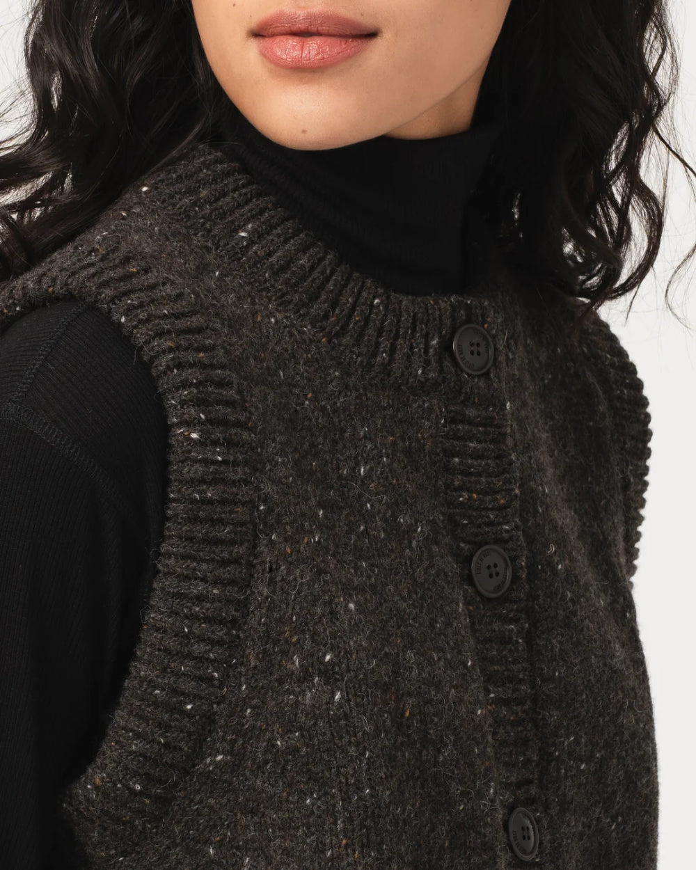 girls of dust welsh vest neppy wool asphalt