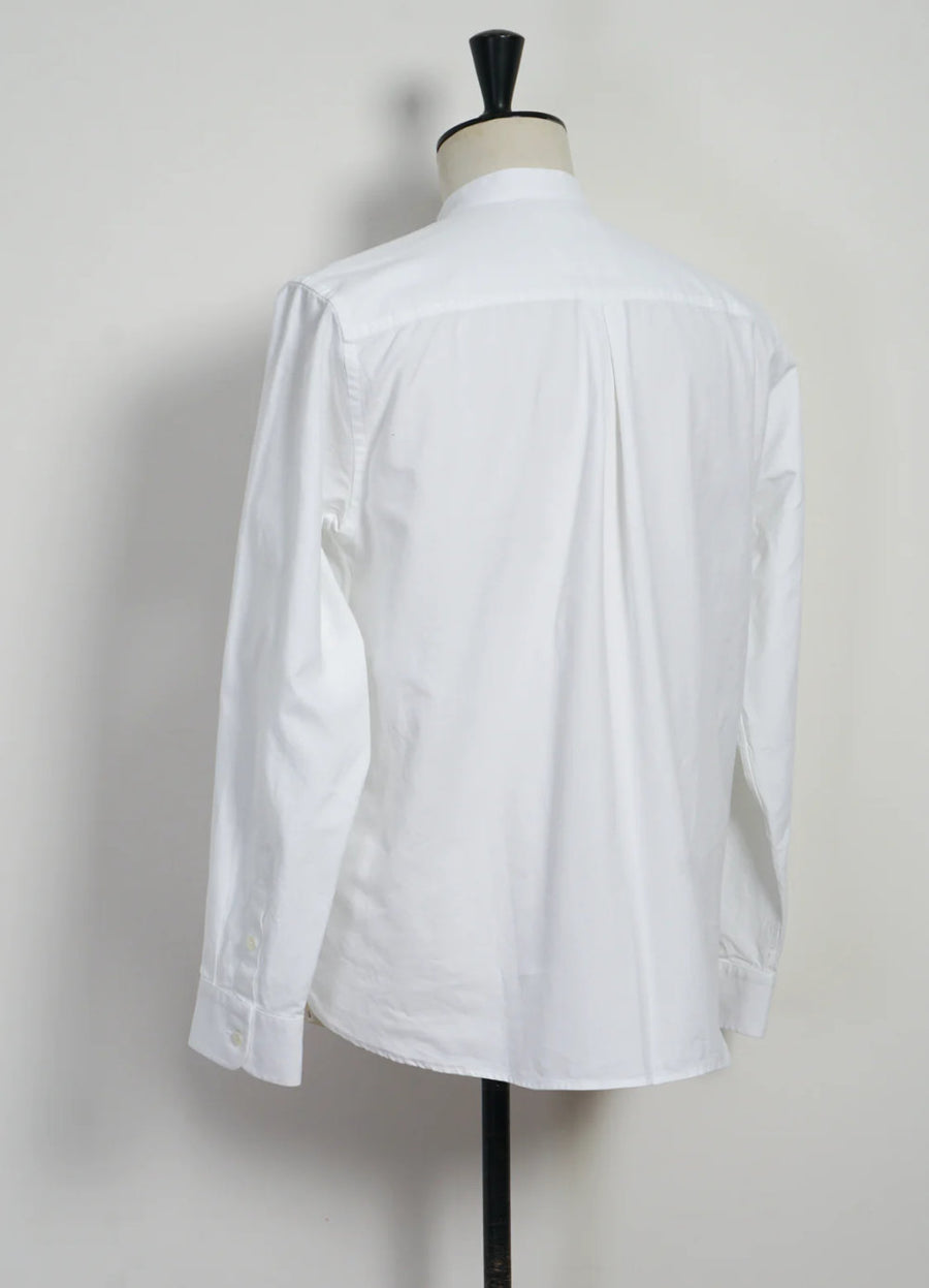 hansen rikard loose fit pull on shirt white