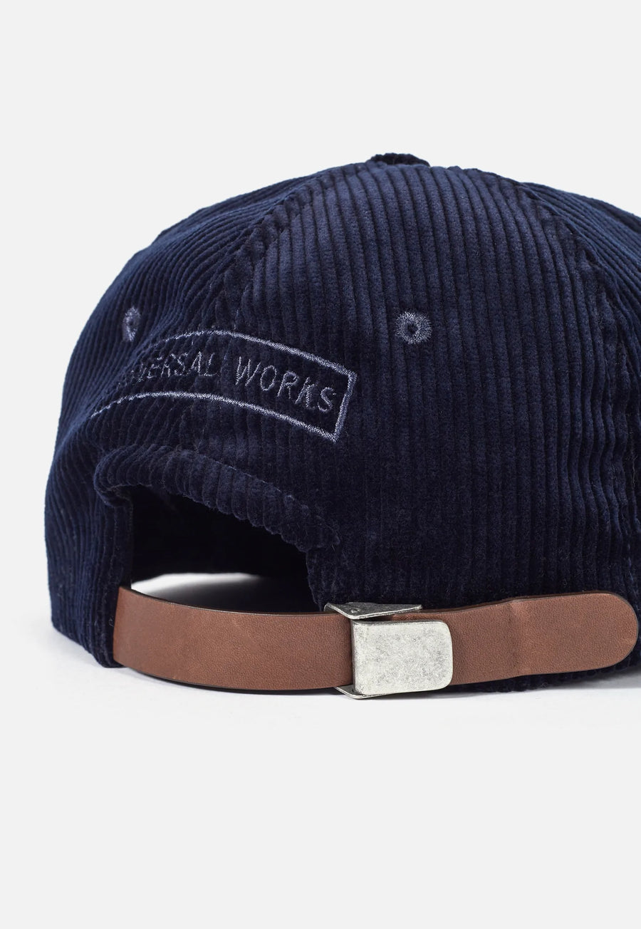 universal works baseball cap brisbane cord navy