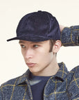 universal works baseball cap brisbane cord navy